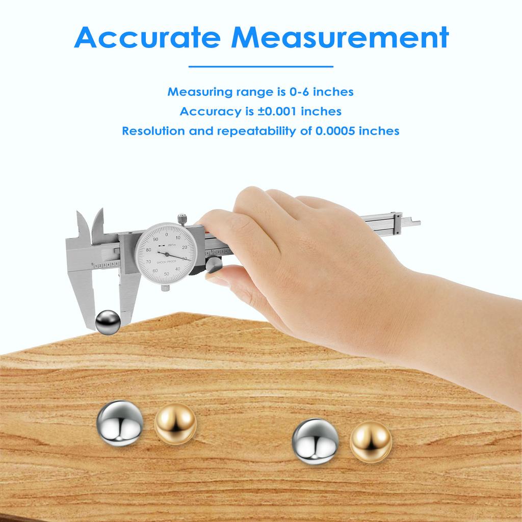 Stainless Steel Vernier Calipers High-precision Home Woodworking Inner and Outer Diameter Caliper Step Depth Measurement Tools