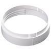 Mobile Air Conditioning Exhaust Duct Connector Circular Sealing Baffle For Panels Supporting Bidirectional Swivel Rotation