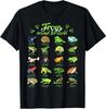 Frogs Around The World Types of Frogs T-Shirt Gift All Size S-4XL