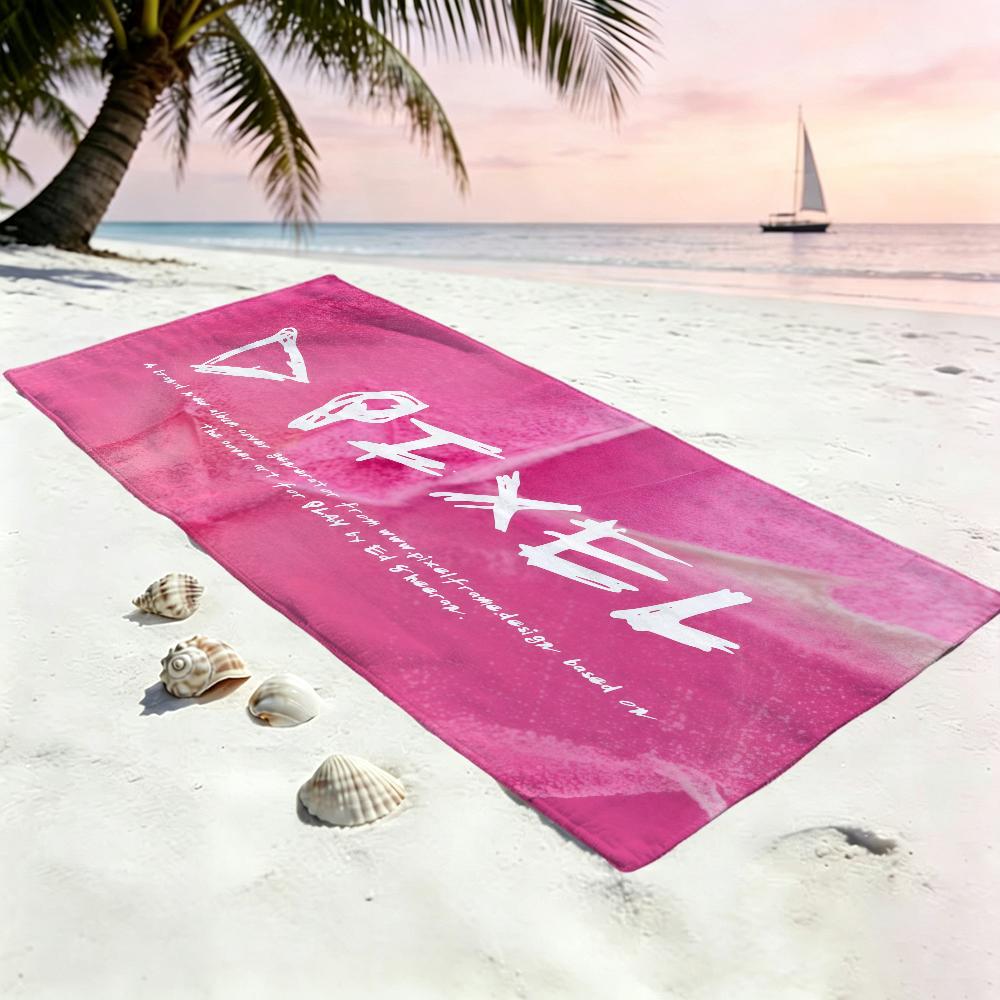 Singer E-Ed Play Towel Large Quick-Drying S-sheeran Microfiber Soft Beach Towel for Travel Fitness Sauna Bathing Camping