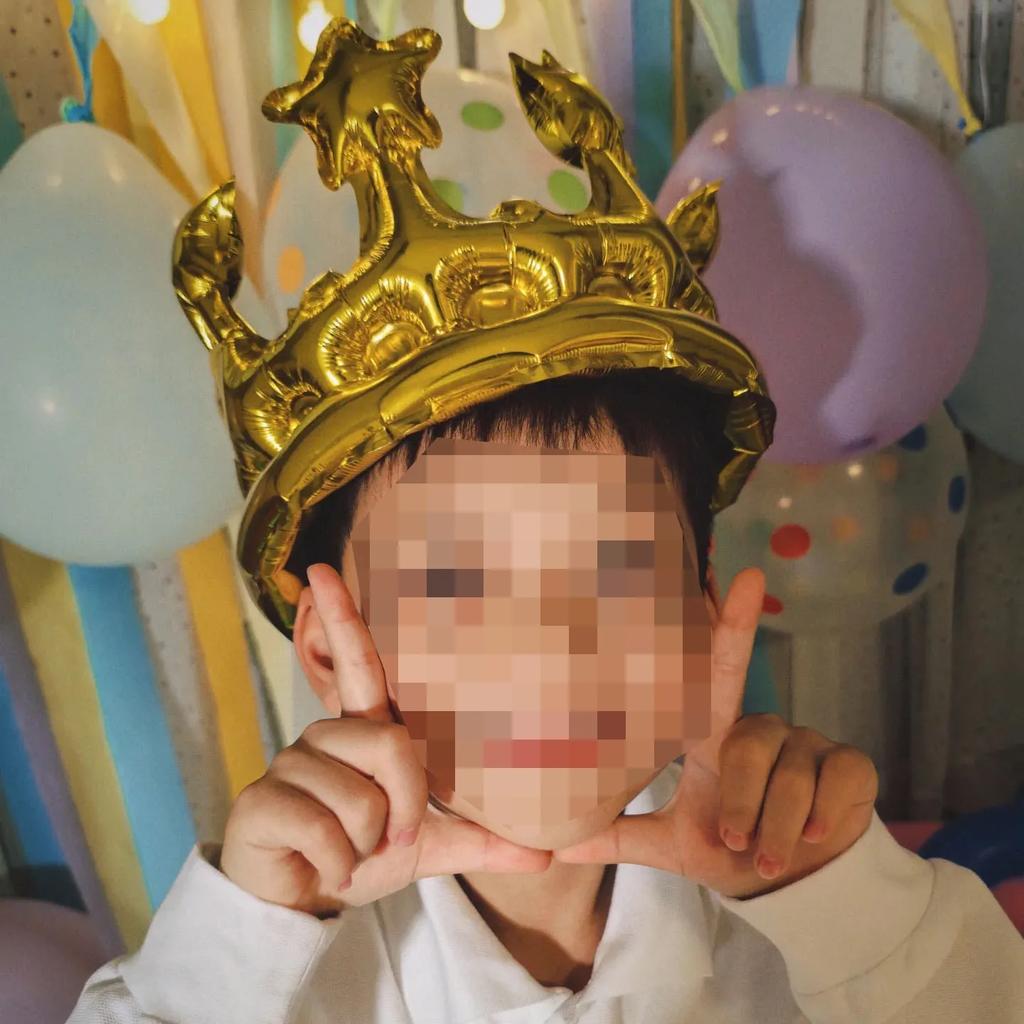 Inflatable Gold Crown Aluminum Foil Balloon Adult Happy Birthday Hat King Toy Party Cap Decoration Baby Shower Festival Supplies