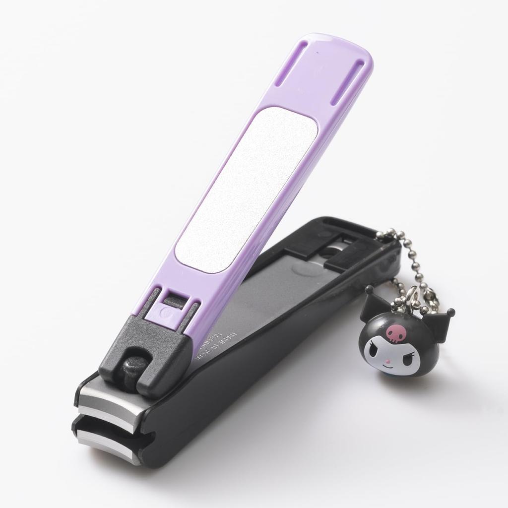 Kai Kuromi Nail Gift with Sanrio KK2603 Clippers, Small, Present, Charm, Design,