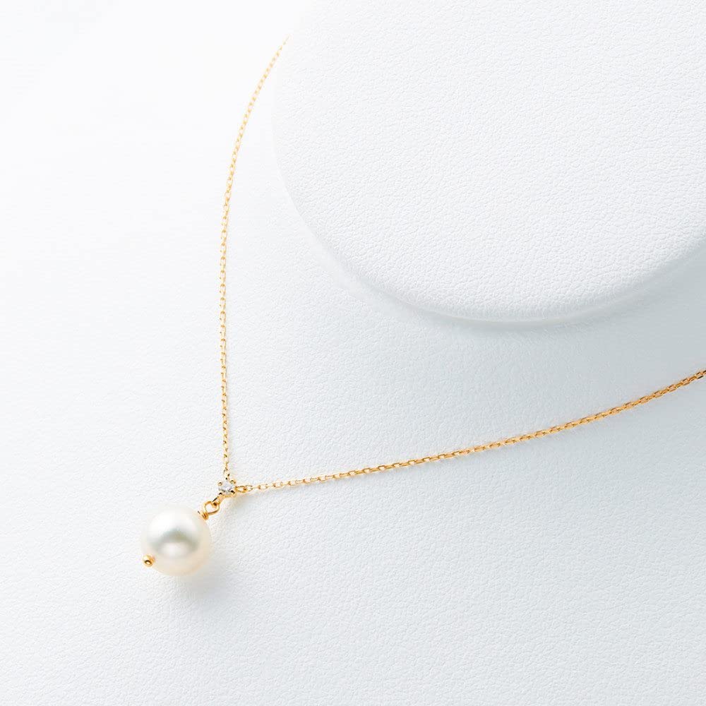 BLOOM Necklace In 18K Yellow Gold with June Birthstone Akoya Pearl [Official] Women's (0351-9842-0019-0000)