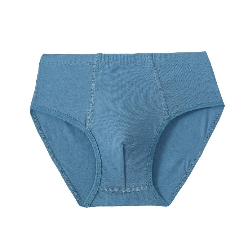 Boys' A-Grade Pure Cotton Briefs - Solid Color, No-Pinch Fit