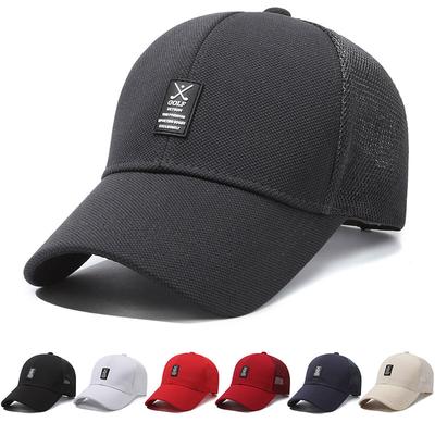 Breathable Mesh Cap Summer Outdoor Letter Sun Hat Men's Sunscreen Baseball Cap