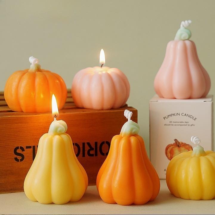 Halloween Scented Candle Atmosphere with Gift Simulation Pumpkin Fragrance