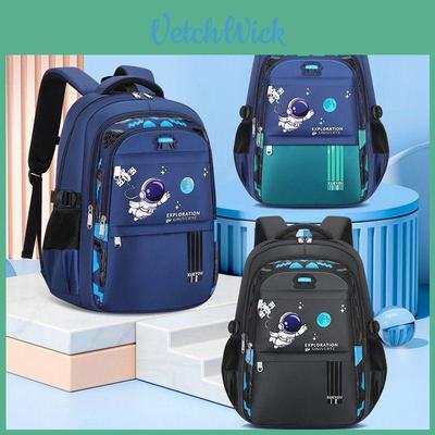 Spacious Astronaut School Backpack Breathable Lightweight Oxford Fabric For Boys