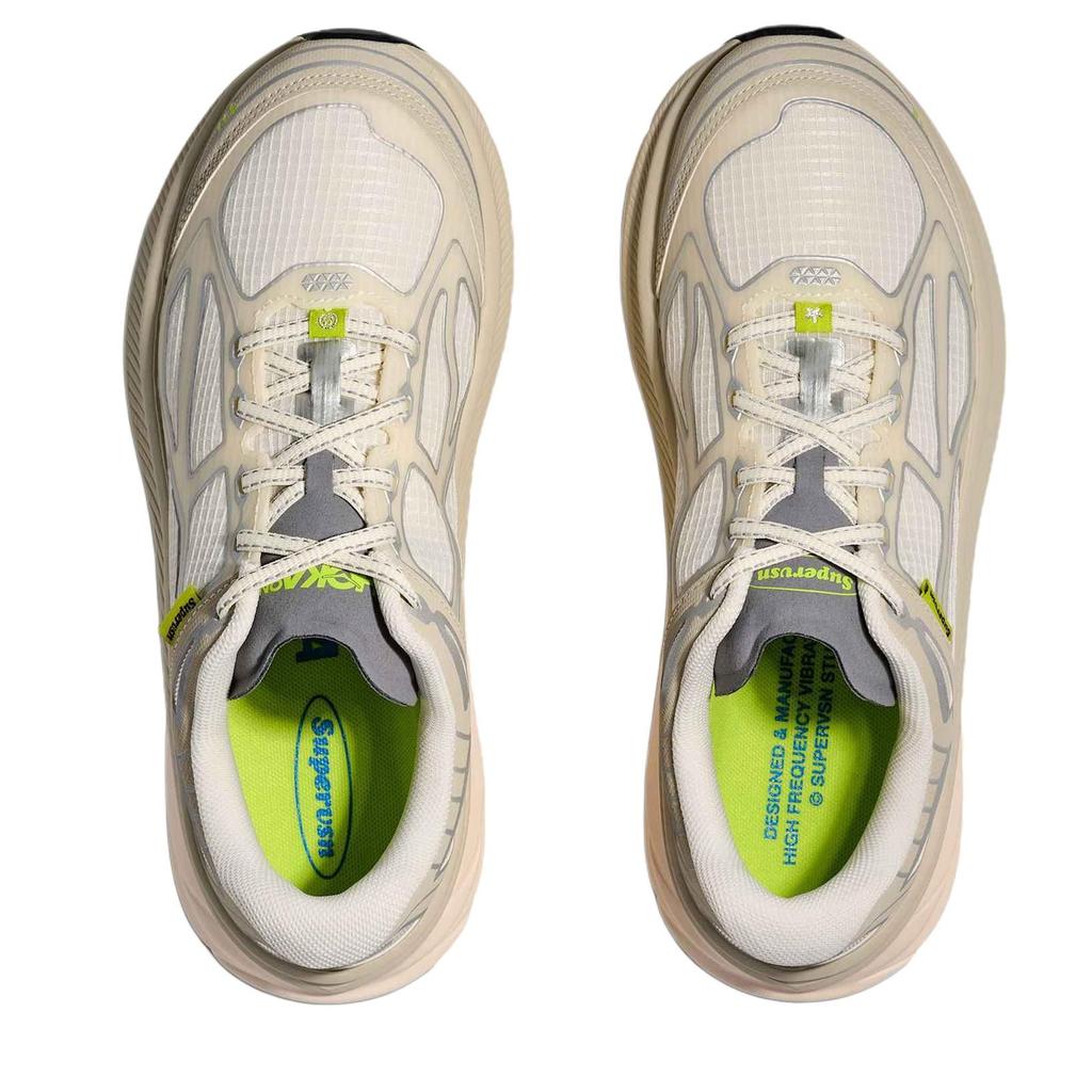 SUPERVSN x HOKA ONE ONE CLIFTON ONE 9 Zapatillas de Running Unisex Gris Hielo 1173070-CNNL