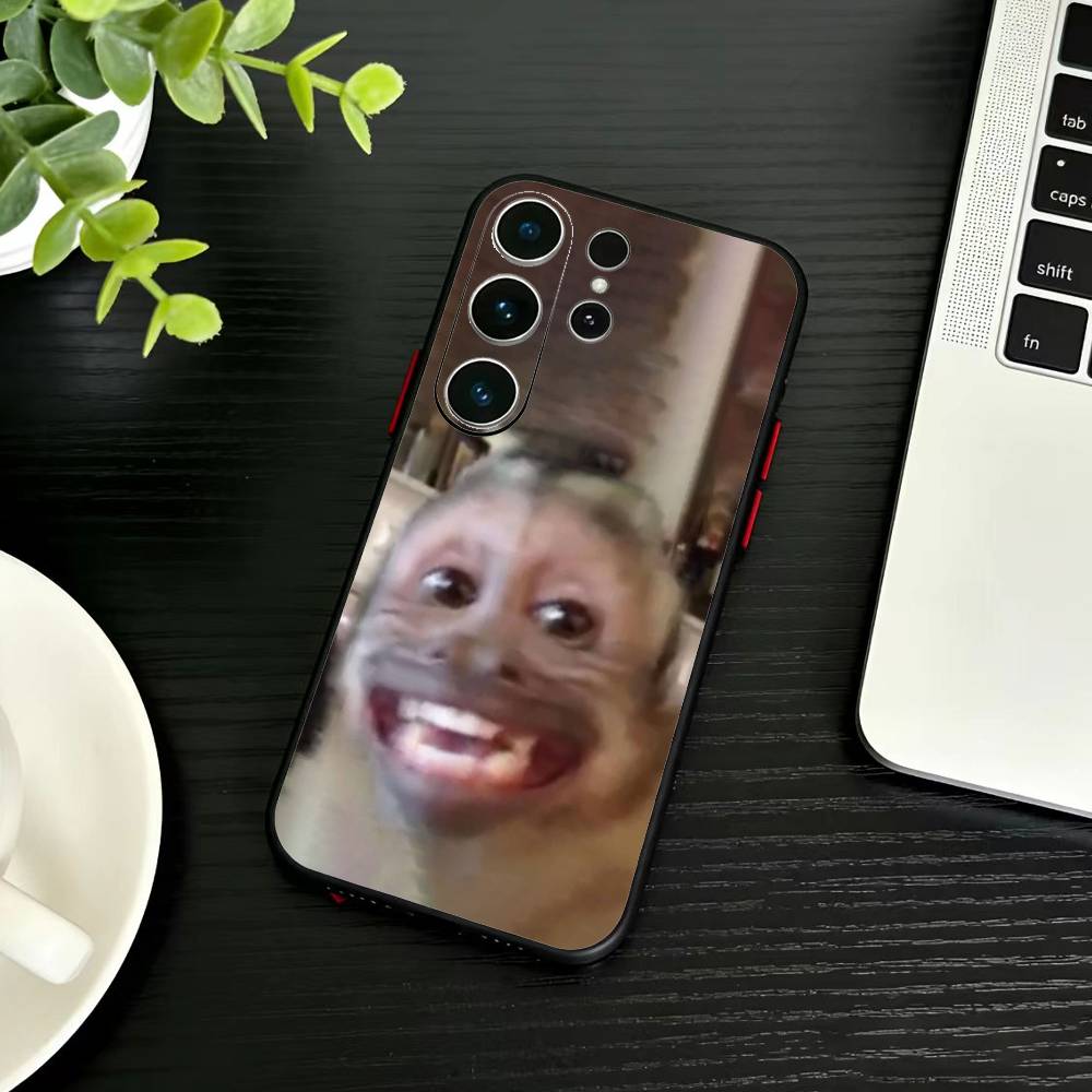Cute Funny Monkey Phone Case For Samsung S26,S25,S24,S23,S22,S21,S20,Plus,Fe,Lite,Others Black Cover
