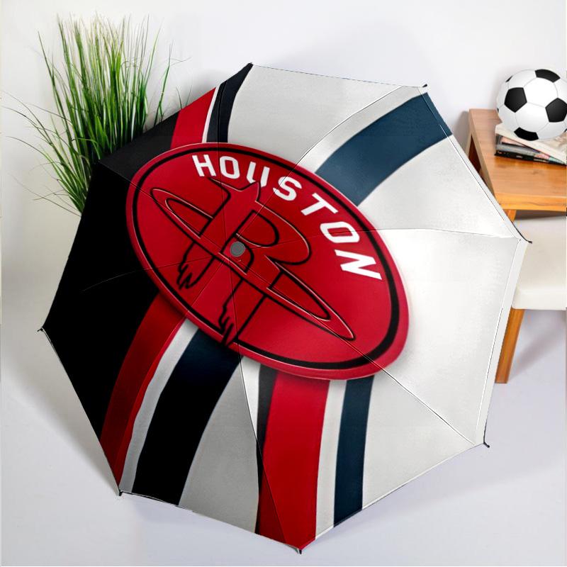 Rockets Team Art Umbrella 8-Frame for Travel, Camping, Casual Lightweight Portable Umbrella, Essential for Every Family Holidays Gift