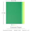 Colored Paper 8.5inx11in,50 Sheets,Set of 5 Colors,Rainbow Colored Paper 178g/65lb Heavyweight Construction Paper for Kids Bulk School Supplies Art