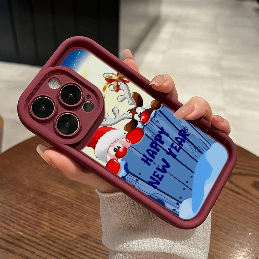 

Мягкий чехол Sky Eye Ladder для Samsung A06 A15 A25 A35 A55 A14 A24 A34 S23 S24 FE Все модели Samsung Чехлы для телефонов Чехол NY42 Счастливого Рождества Медведь Олень OPPO A38 4G(A18)