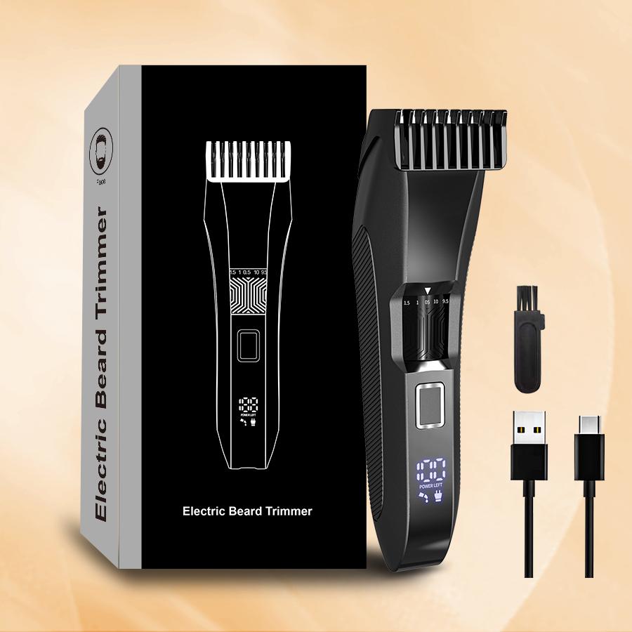 The Beard Men's Beard Trimmer - 20 Length Adjustable Cordless Clipper for Facial & Body Manscaping