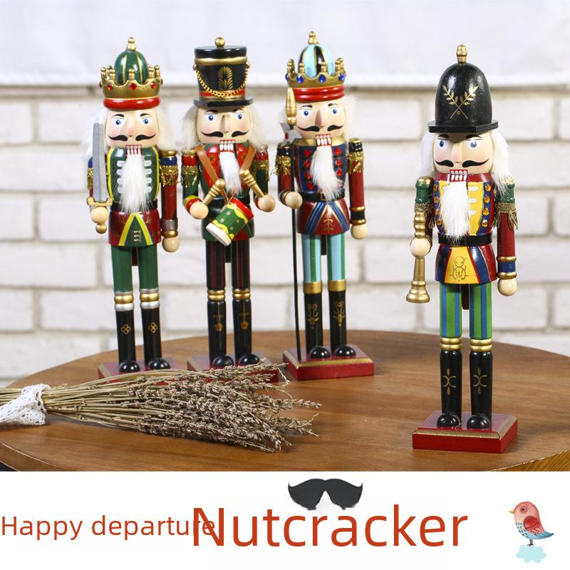 

30cm Nutcracker Soldier Ornament Gift Sword