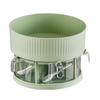 Kitchen Spice Turntable Organizer 2 Tier Plastic 360 Degree Rotation Multifunctional Seasoning Storage Rack for Cabinet