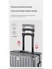 Multi-Size Large Capacity Aluminum Frame Suitcase with 20 & 24 Inch Trolley and Carry-On Options