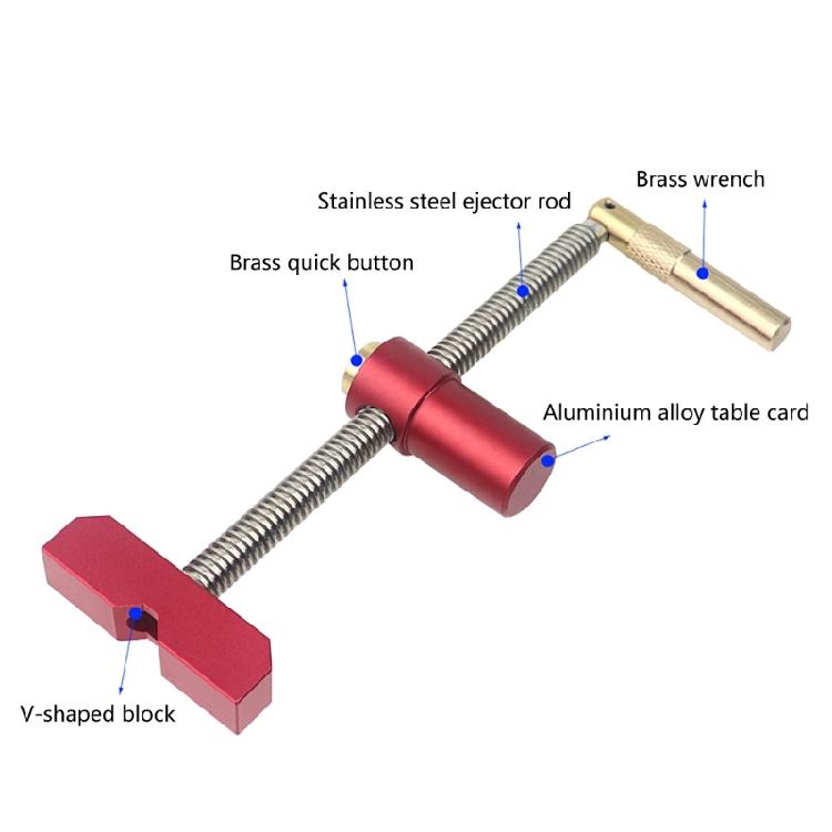 Woodworking Benches Dog Brake Inserts Workbenches Fast Fixed Clip Clamps Aluminium Fixture Vises Dog Hole Clamps Woodworking