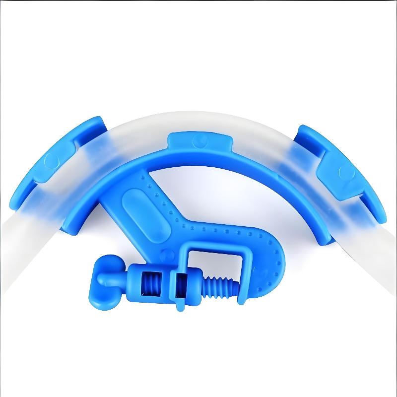 1Pcsvadjustable Plastic Aquarium Water Hose Clamp With Sturdy Structure And Easy Installation Perfect For Fish Tank Pipe Fixing