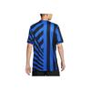 Nike Inter Milan Logo Fashion Home Short Sleeve Football Shirt Men Tops Black Blue FN8787-440