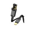 Textile Sleeve USB to RJ45 Ethernet Cable with Fast Start, Gigabit Internet Access for Students and Travel Workspaces