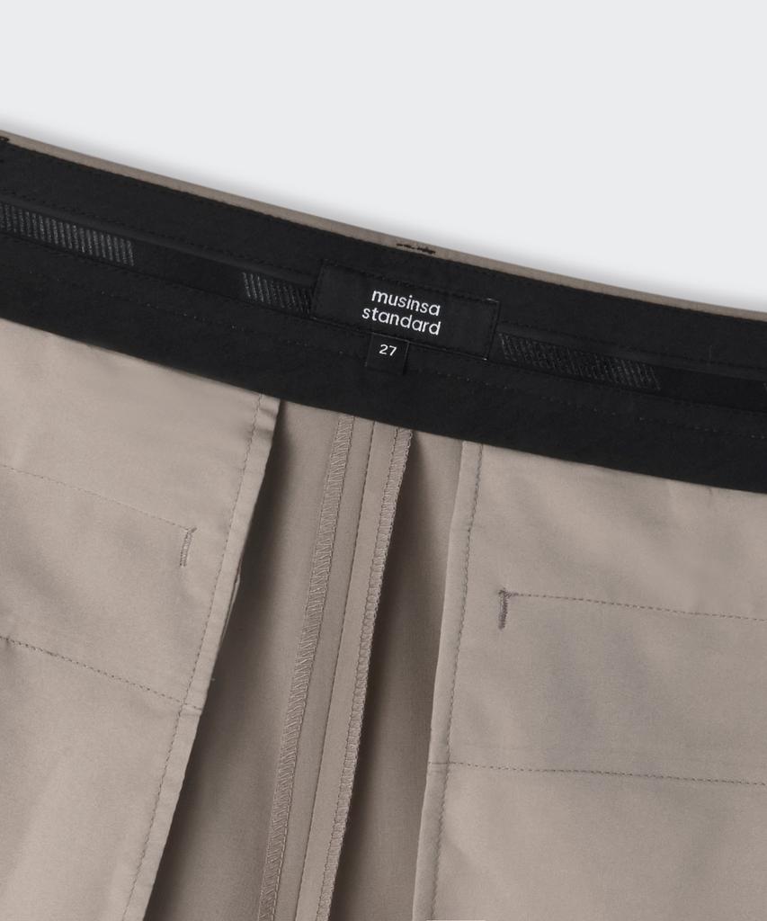 MUSINSA STANDARD WOMAN [Cooltandard] Women'S Low-Rise Flare Slacks [Light Beige]