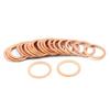 20pc Copper Crush Washers Flat Car Sealing Gaskets Rings 16 X 21mm Dia