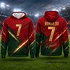 Nuove Felpe con Cappuccio Stampa Speciale Ronaldo #7 2026 Per Bambini Autunno Manica Lunga Abbigliamento Sportivo Pullover Calcio Sportivi Bambini/Adulti Top