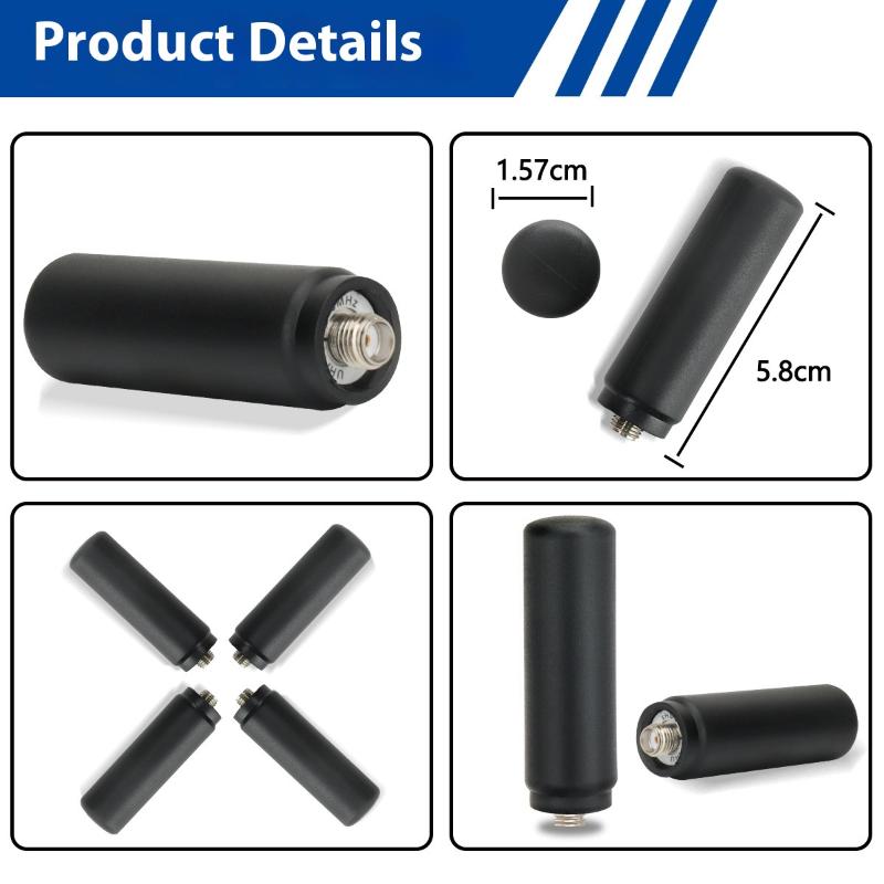 1 Piece High Gain Short Small Antenna Walkie Talkie Mini Antenna Sma-Female For Baofeng Bf-888S Uv-5Rh Quansheng Uv-K5 K5(8)