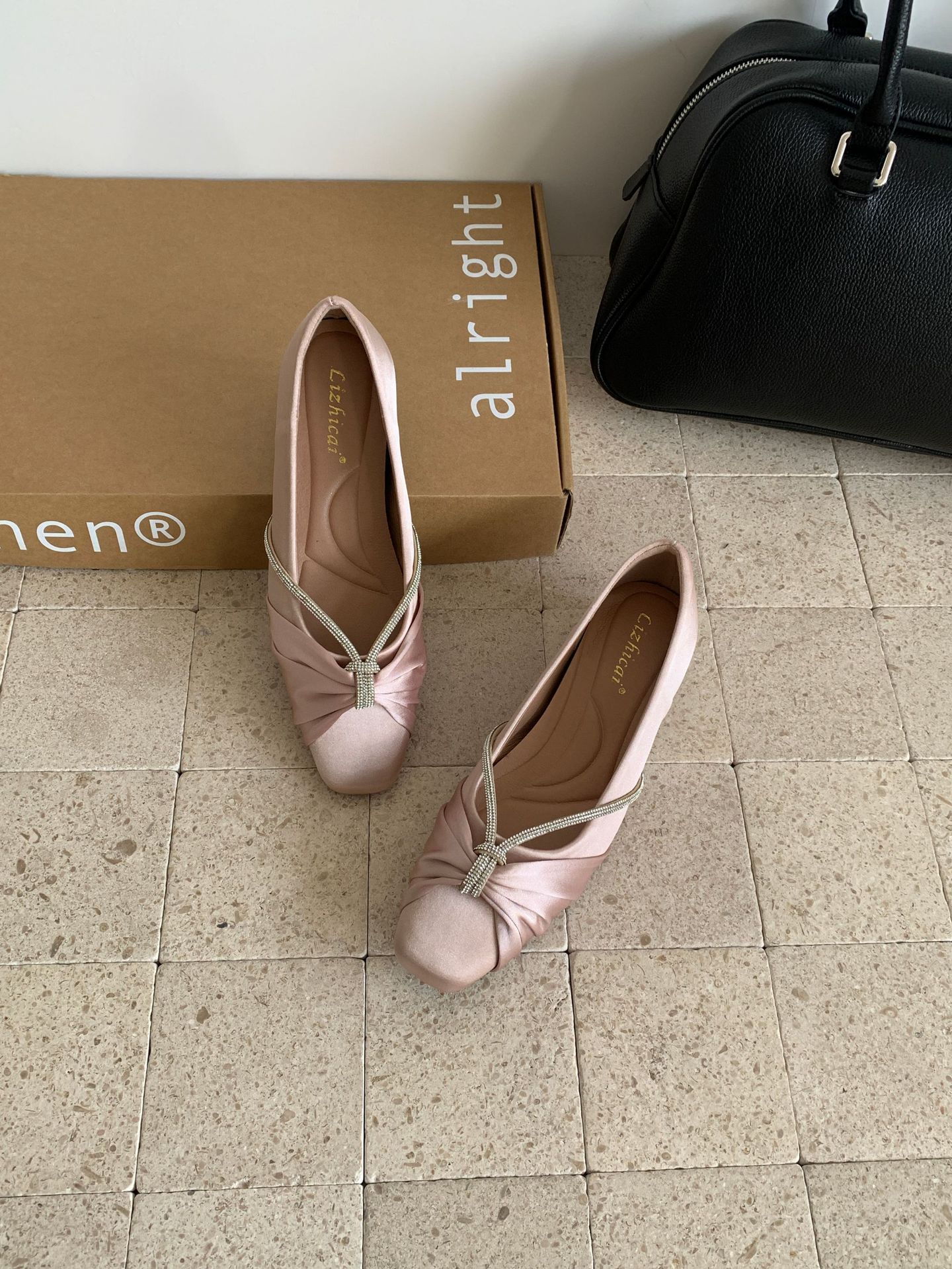 Women s Satin Square Toe Platform Rhinestone Summer Pumps - Fashionable Footwear 35