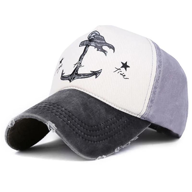 Fashion Letter Snapback Cotton Baseball Cap Men Women Hip Hop Fitted Fishing Cap Outdoor Autumn Summer Casual Hat