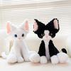 Devon Rex Cute Plush Toy Made Pp Cotton Children Bedroom Decor Gift Festival