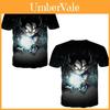 Trendy Anime Dragon Ball Series Men's T-shirt With Unique 3d Digital Print For Casual Wear