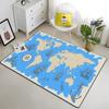 Map carpet  kitchen mats for floor play aerat mat Camping cushion floor mat carpet in the living room game area rug  room decor