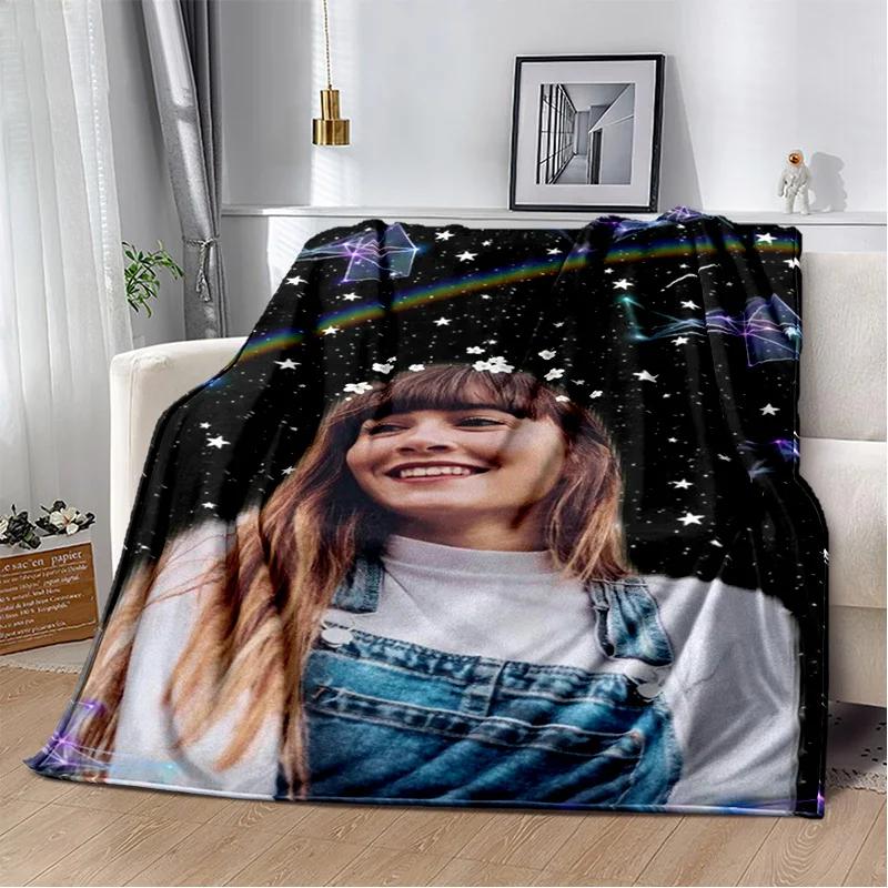 3D Spanish Singer Cute Aitana Soft Plush Blanket,Flannel Blanket Throw Blanket for Living Room Bedroom Bed Sofa Picnic Cover Kid