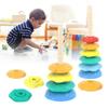 Tower Rainbow Rotating Children Early Education Educational Plastic Toys Gifts
