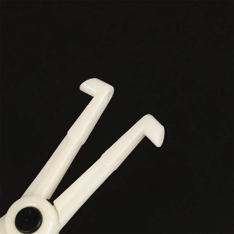 1Pc Disposable Sterile Slotted Round Navel Forceps Clamp Triangle Open Plier Ear Nose Piercing Tools Tattoo Piercing Supply