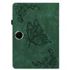 For OnePlus Pad Lite/Oppo Pad SE Case Butterfly Flower Imprint PU Leather Tablet Cover with Card Slots