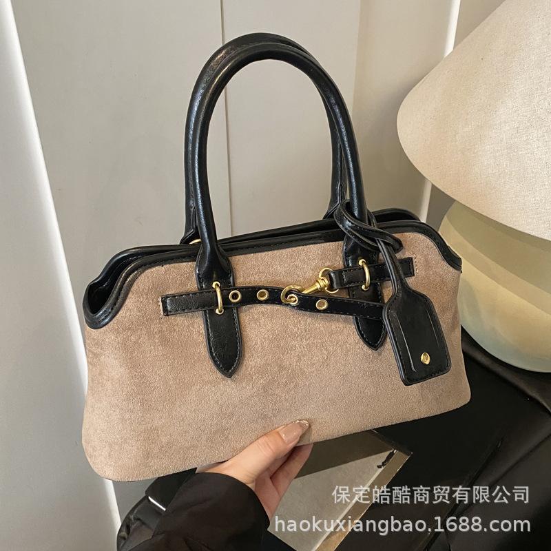 Large capacity bag women's autumn and winter retro 2025 new casual messenger bag versatile portable work commuter shell bag