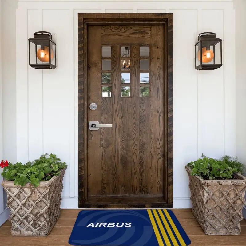 Paillasson De Pilote De Chasse Airbus Personnalisé, Antidérapant, Pour Avion D'aviation, Cuisine, Salle De Bains, Jardin, 40x60cm