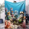 Koc Octonauts Podwodna Przygoda Na Cały Rok Miękki Wygodny Do Łóżka Sypialni Pokoju Studenta Sofy Lunchu Kempingu Dekoracja Pokoju Studenta Prezent