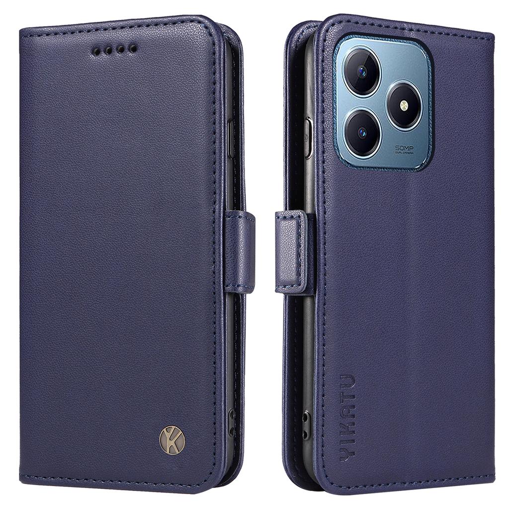 For Realme Note 60x 4G/C63 4G/C61 4G Case Card Slot Leather Phone Cover Side Magnetic Clasps