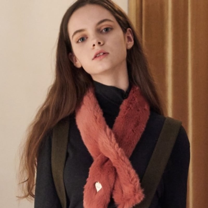 

MANES Lorient Fake Fur Muffler (11color) Gray