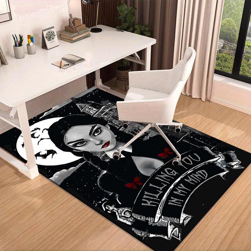 Gothic Adams Carpet, Chair Rug,Rug for Office Bedroom living rooms, Doormat decor Fan Gift Christmas Gift