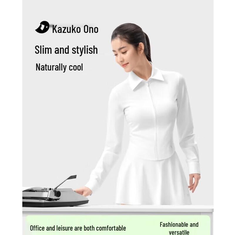 

KAZUKOIN Women s Slim-Fit Ice Silk UV Protection Shirt