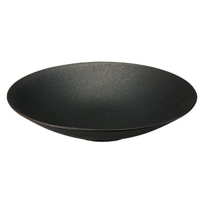 Oriental Black Simple and Perfect for or Deep Made In Bowl, 21cm, Rust, Stylish, Curry, Pasta, Soup, Bowl, Kiln-Tempered, Microwave-Safe,