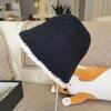 New Winter Hat Ins Wind Japanese Bucket Hats Korean Version Cute Knitted Hats Wool Bucket Hat For Women Mother Mum Gift