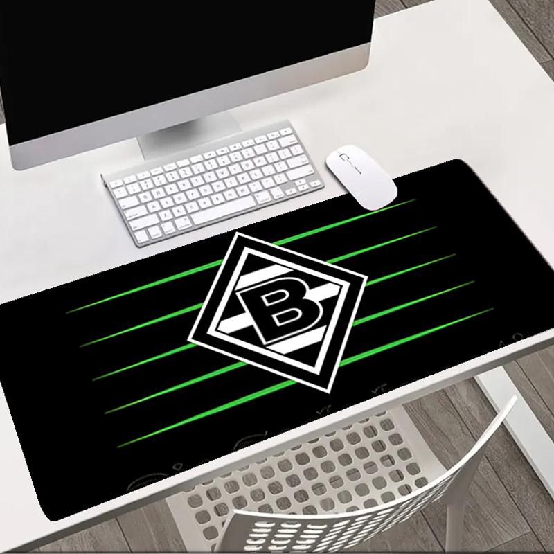 Green And Silver Abstract   Mouse pad Office Desk Mat, Gaming Mouse Pad Mousepad, keyboard pad,Heavy-Duty Non-Slip Rubber Backing, Gift