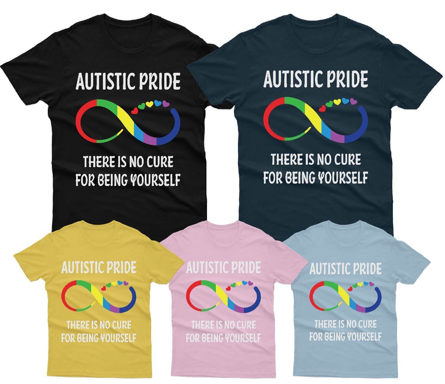 Autistic Pride Autism Awareness Day Promoting Love And Acceptance T-Shirt #AD M