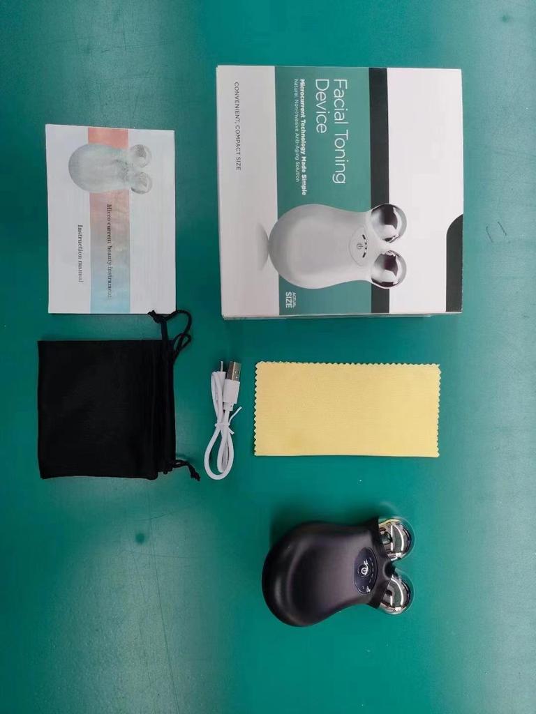 Microcurrent Bubble Beauty Device for Skin Lifting and Firming