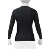 Mizuno Baseball Low Long Inner 12JA0Q0109 Undershirt, Neck, Sleeve, Shirt, 2-Pack, Fitted, (Black/3L/Men's)